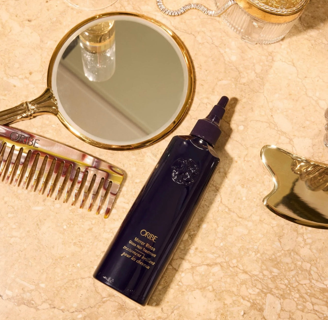 Oribe mirror rinse glass hair treatment