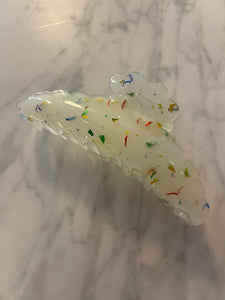Hair clip big confetti